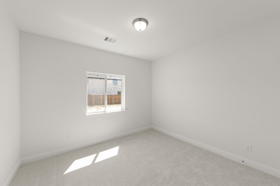 Spacious, unfurnished interior of a new home in The Reserve at Spiritas Ranch, Little Elm (Image 28). Spacious, unfurnished interior of a new home in The Reserve at Spiritas Ranch, Little Elm (Image 28).