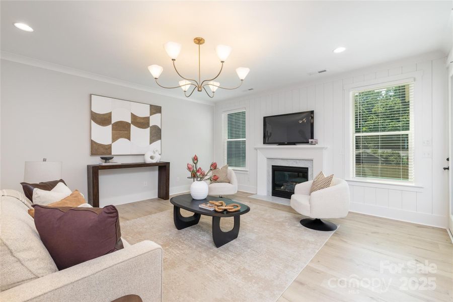 Furnished interior view inside a new home in , Charlotte (Image 30).