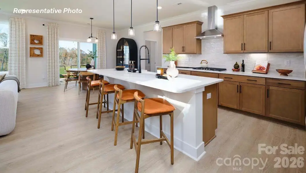 Furnished interior view inside a new home in Westport, York (Image 43).