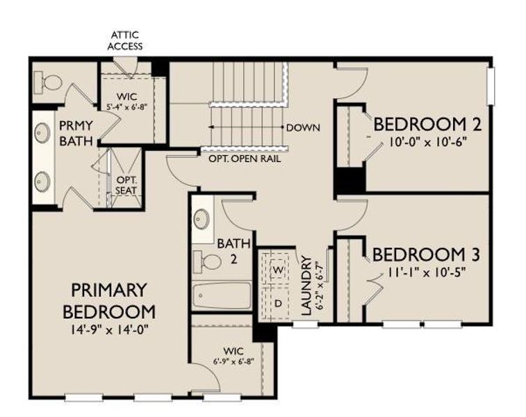 2D floor plan layout of this home in The Estates at Casteel, Bethlehem, GA (Image 6). 2D floor plan layout of this home in The Estates at Casteel, Bethlehem, GA (Image 6).