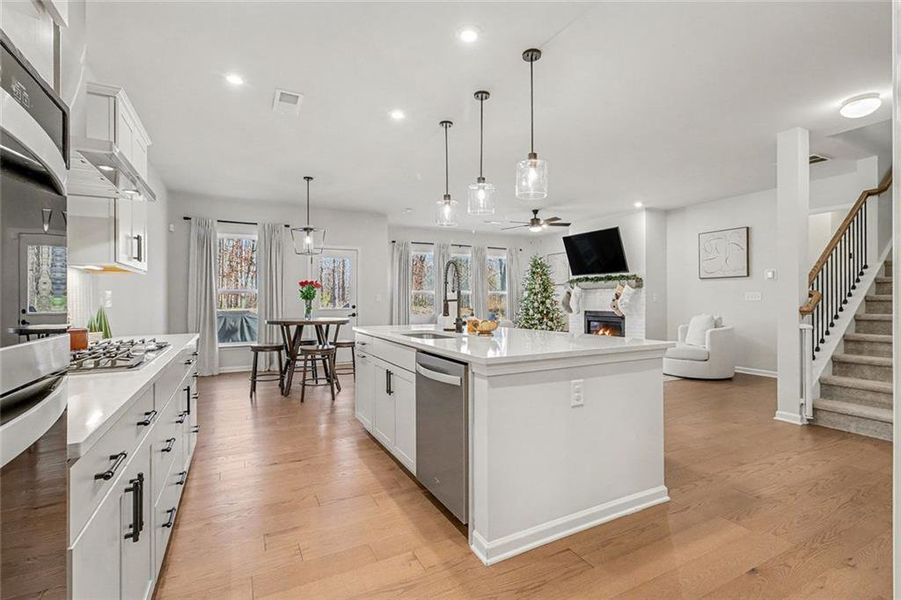 Furnished interior view inside a new home in Pinebrook at Hamilton Mill, Auburn (Image 19). Furnished interior view inside a new home in Pinebrook at Hamilton Mill, Auburn (Image 19).