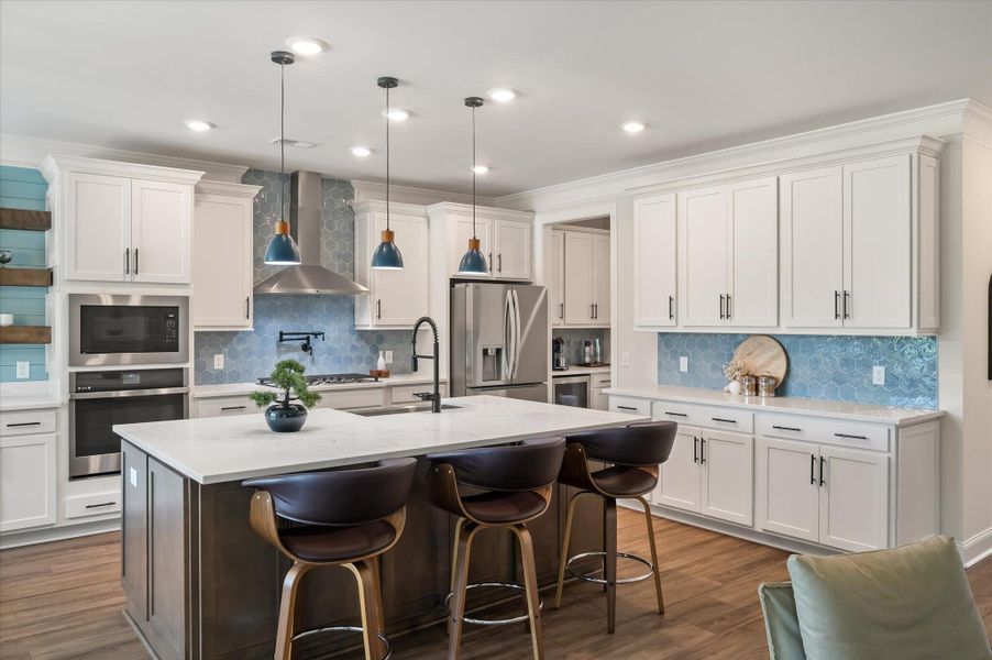 Furnished interior view inside a new home in The Enclave at French Quarter Creek, Huger (Image 34).
