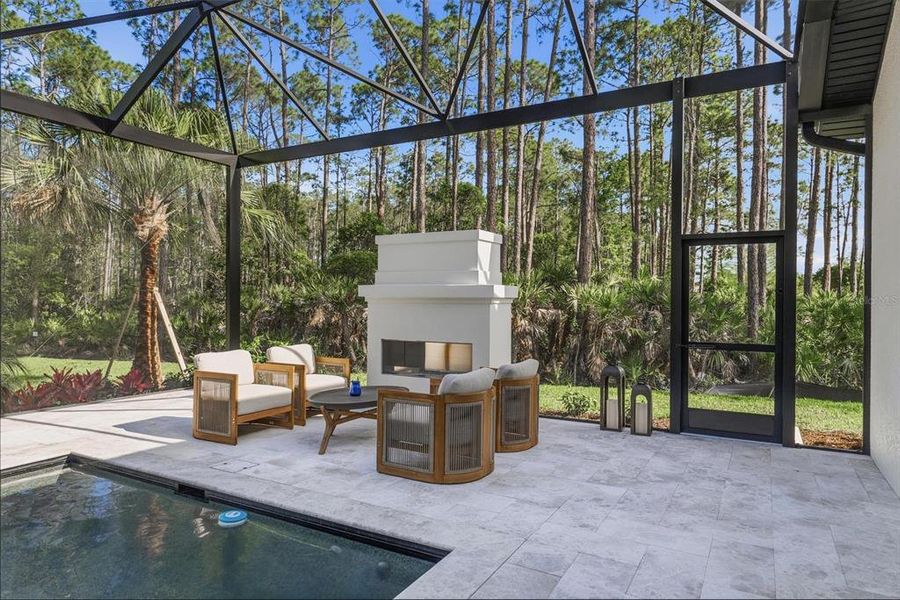 Exterior details and patio area of a home in , Ormond Beach (Image 28).