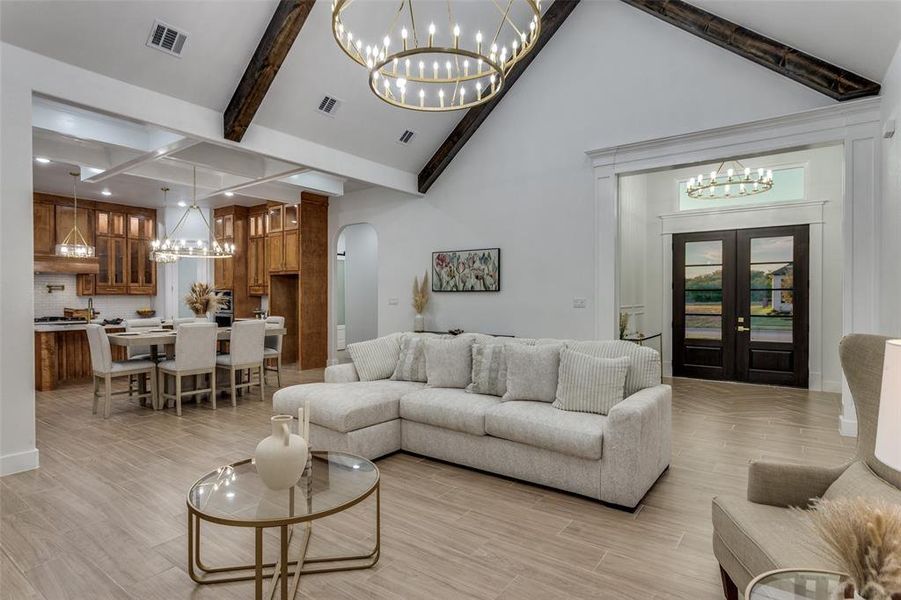 Furnished interior view inside a new home in , Burleson (Image 5). Furnished interior view inside a new home in , Burleson (Image 5).