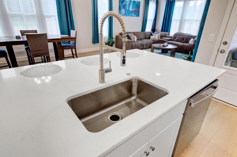 Furnished interior view inside a new home in Limehouse Village: Row Collection, Summerville (Image 33).