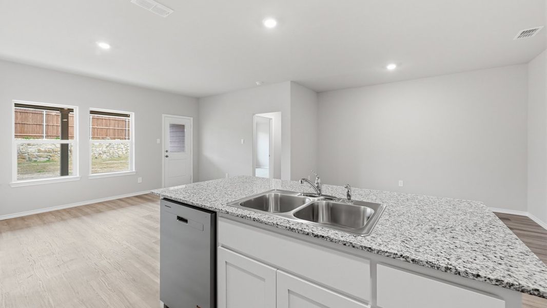 Furnished interior view inside a new home in Rock Creek West, Fort Worth (Image 11). Furnished interior view inside a new home in Rock Creek West, Fort Worth (Image 11).