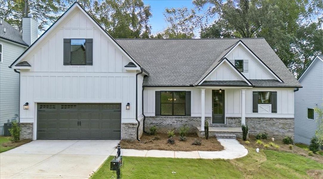 Front exterior of a new home in , Jefferson, GA, highlighting curb appeal (Image 23).