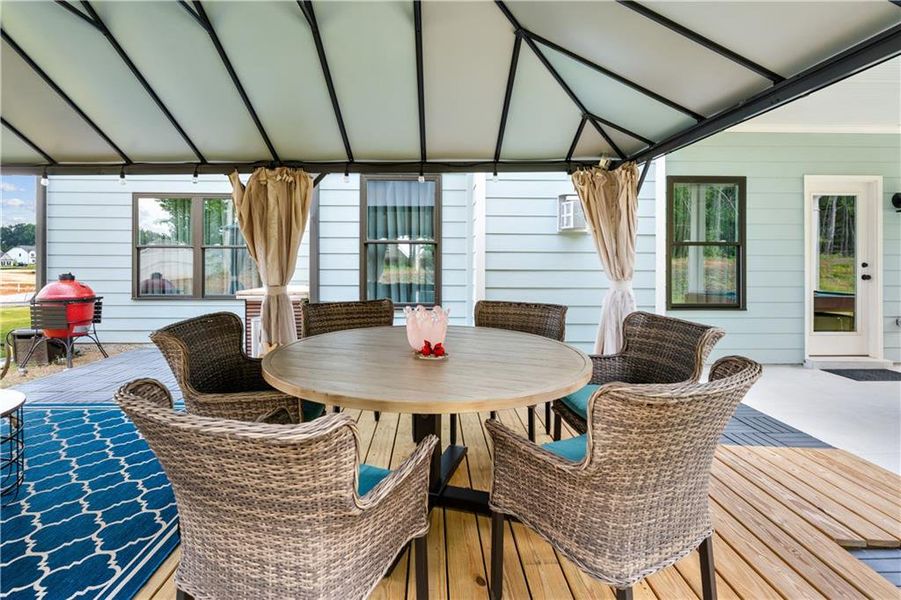 Exterior details and patio area of a home in Springside Reserve, Powder Springs (Image 29). Exterior details and patio area of a home in Springside Reserve, Powder Springs (Image 29).