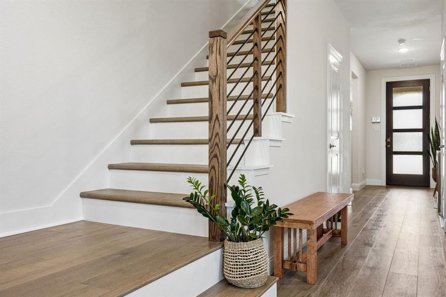 Furnished interior view inside a new home in , Little Elm (Image 25).