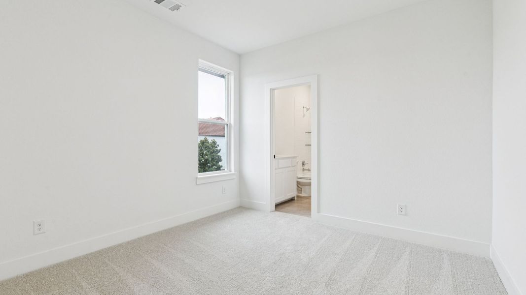 Representative unfurnished interior of a home built from the Addison III by Southgate Homes in Painted Tree 60' Series, McKinney (Image 31).