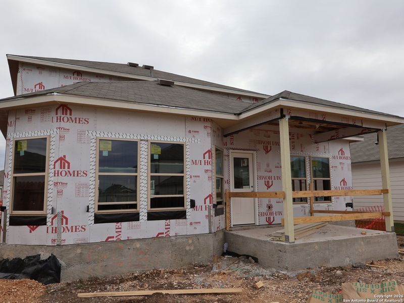 In-progress construction of a new home in Meadows at Clear Springs, New Braunfels, TX (Image 28).