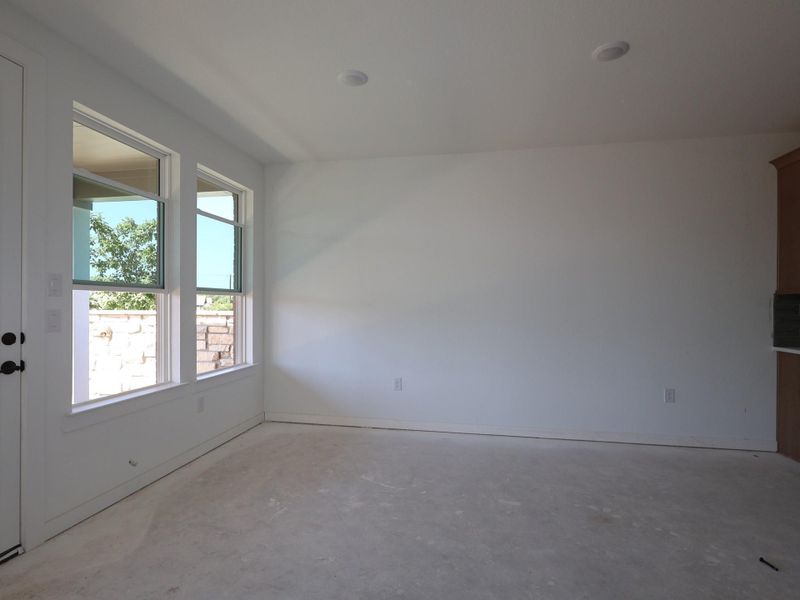 In-progress construction of a new home in Barksdale, Leander, TX (Image 23).