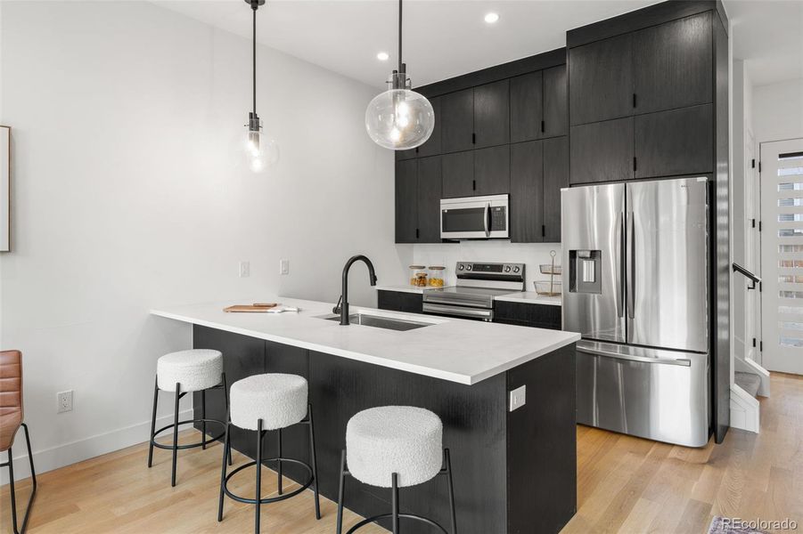 Furnished interior view inside a new home in , Denver (Image 8).