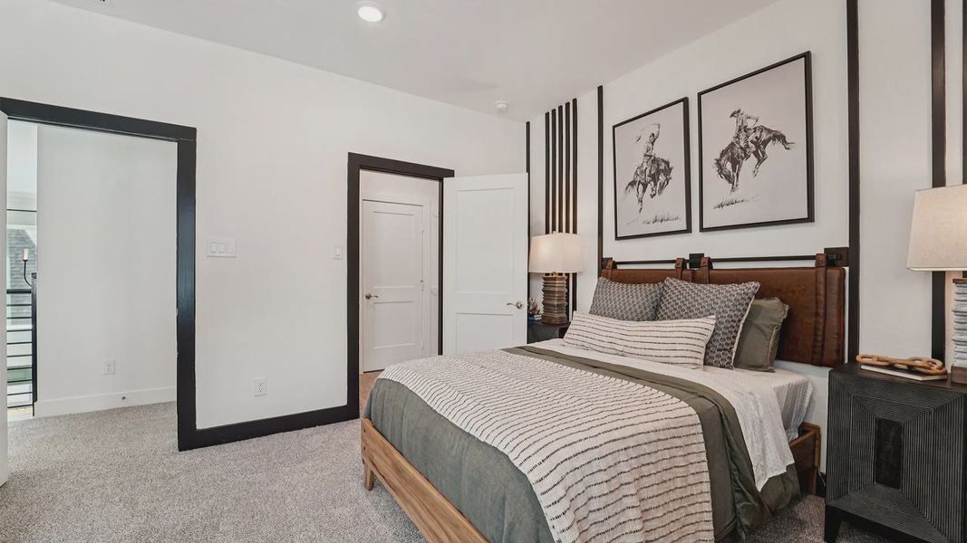 Representative furnished interior of a home built from the Laramie by Chesmar Homes in Wildrye 45', Waller (Image 36). Representative furnished interior of a home built from the Laramie by Chesmar Homes in Wildrye 45', Waller (Image 36).