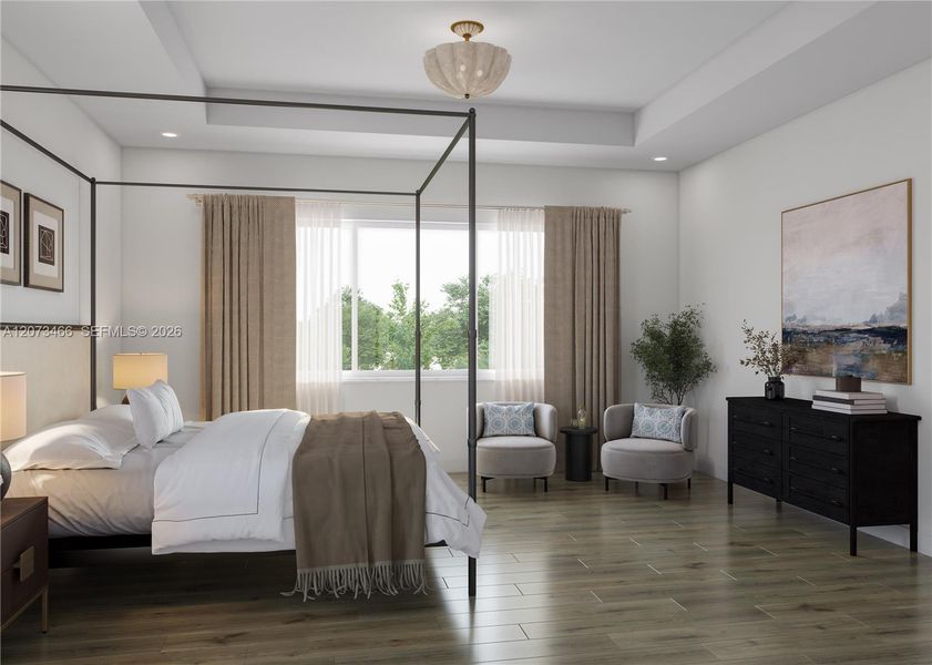 Furnished interior view inside a new home in Parkland Royale, Parkland (Image 19).