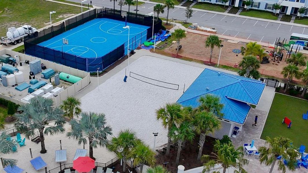 Front exterior of a new home in , Davenport, FL, highlighting curb appeal (Image 2).