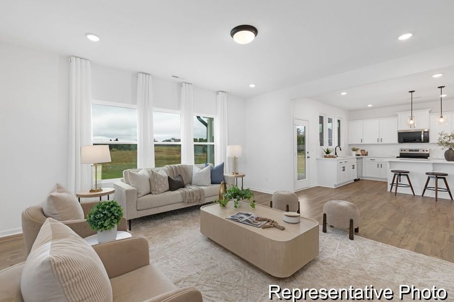 Furnished interior view inside a new home in Reeves Crossing, St. George (Image 9).