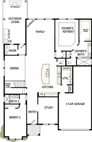 Downstairs - Map Downstairs - Map
