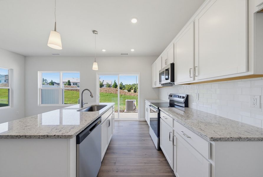 Furnished interior view inside a new home in Sweetbrier, Durham (Image 12).