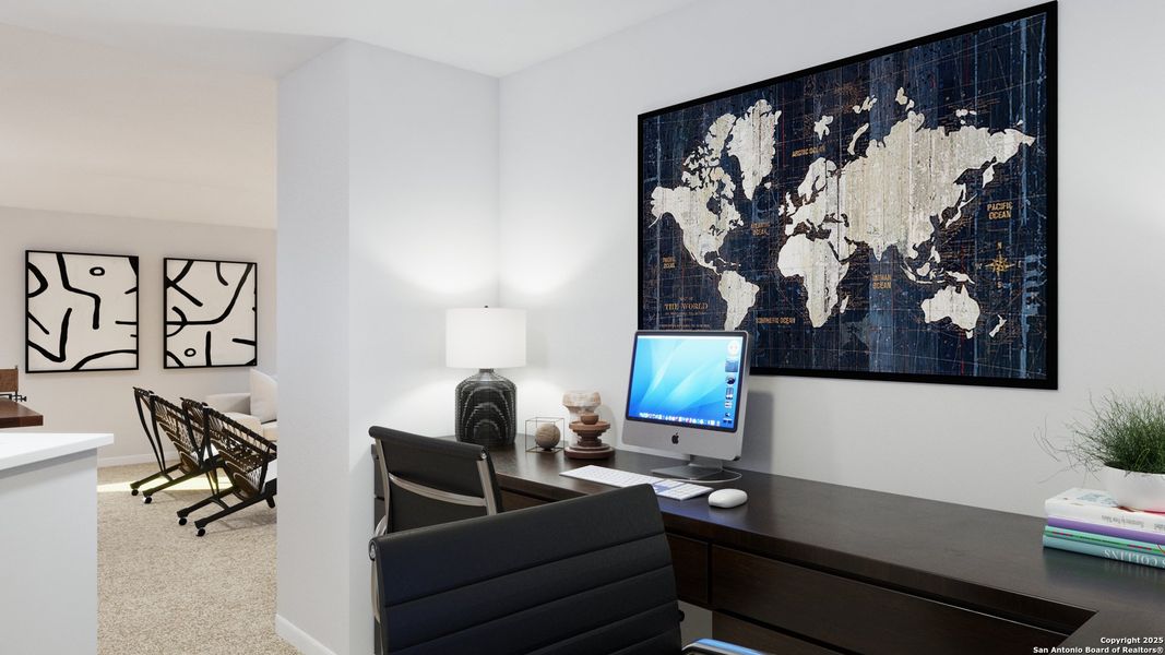 Furnished interior view inside a new home in Swenson Heights, Seguin (Image 10).