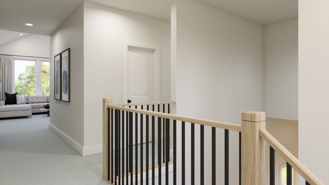 Representative unfurnished interior of a home built from the Stella by Southgate Homes in Eliana, McKinney (Image 19).