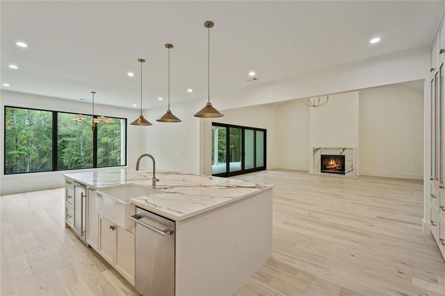 Furnished interior view inside a new home in , Alpharetta (Image 19).