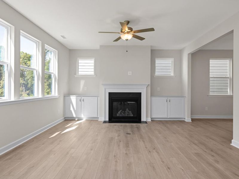 Spacious, unfurnished interior of a new home in Sage on North Main, Wake Forest (Image 20). Spacious, unfurnished interior of a new home in Sage on North Main, Wake Forest (Image 20).