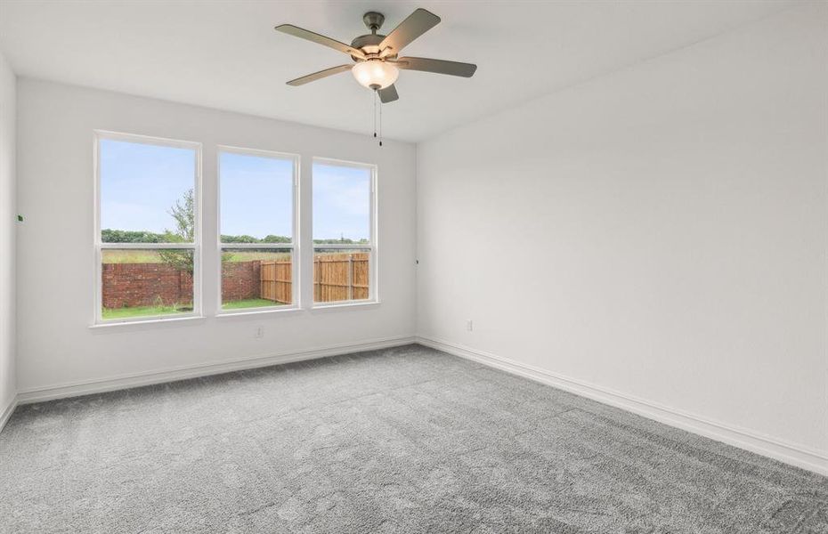 Owner's suite with private bath*real home pictured