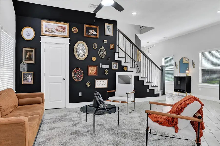 Furnished interior view inside a new home in , La Porte (Image 29).