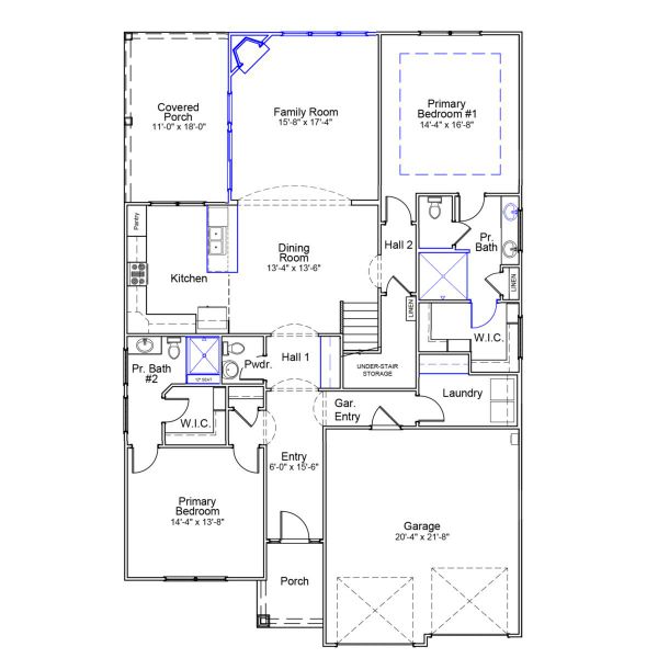 2D floor plan layout of this home in Arcadia, Myrtle Beach, SC (Image 2).