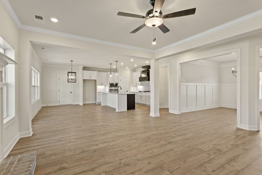 Spacious, unfurnished interior of a new home in Cherokee Knoll, Williamston (Image 17).