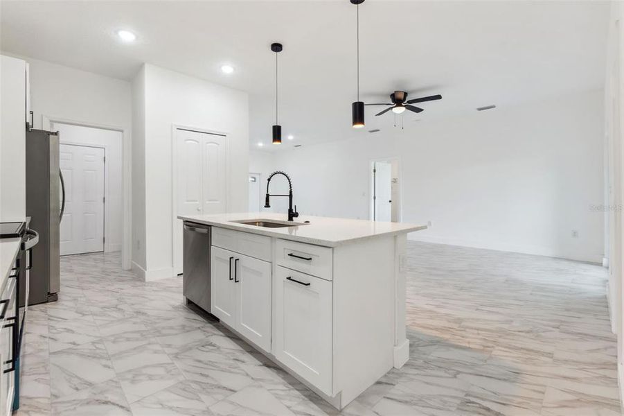 Furnished interior view inside a new home in , Placida (Image 7).