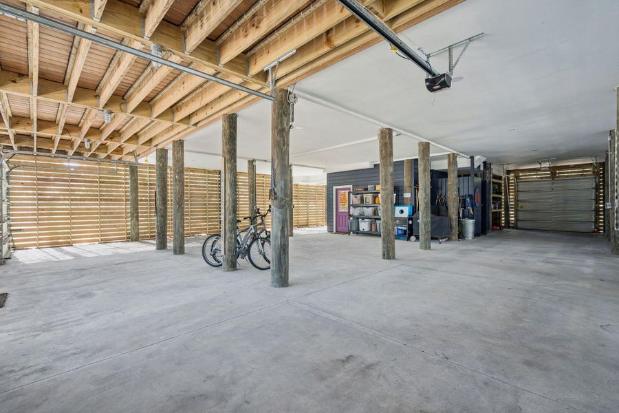 In-progress construction of a new home in , Folly Beach, SC (Image 60).