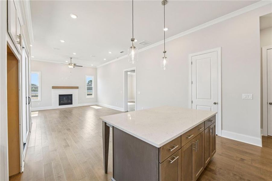 Furnished interior view inside a new home in Aberdeen, Hoschton (Image 8).