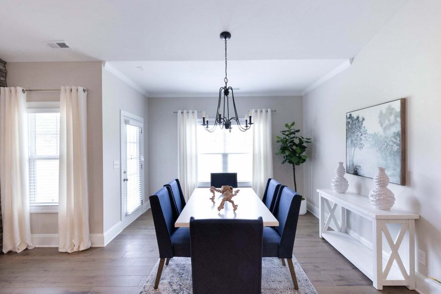 Representative furnished interior of a home built from the Carver by Caviness & Cates Communities in Maggie Way, Wendell (Image 114).