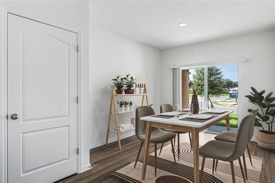 Furnished interior view inside a new home in Crossroads at Kelly Park, Apopka (Image 3).