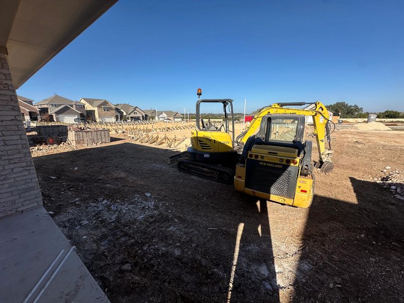 In-progress construction of a new home in La Cima, San Marcos, TX (Image 23).