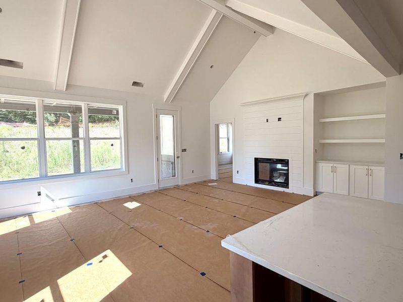 In-progress construction of a new home in Livingstone Park, Kennesaw, GA (Image 41).
