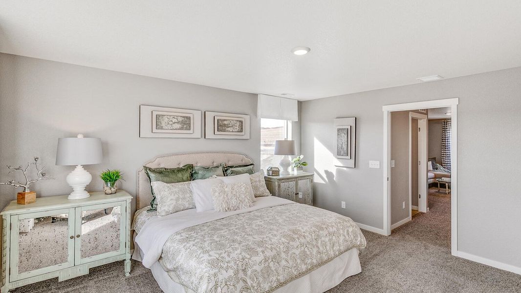 Furnished interior view inside a new home in Lakeside Canyon, Mead (Image 18).