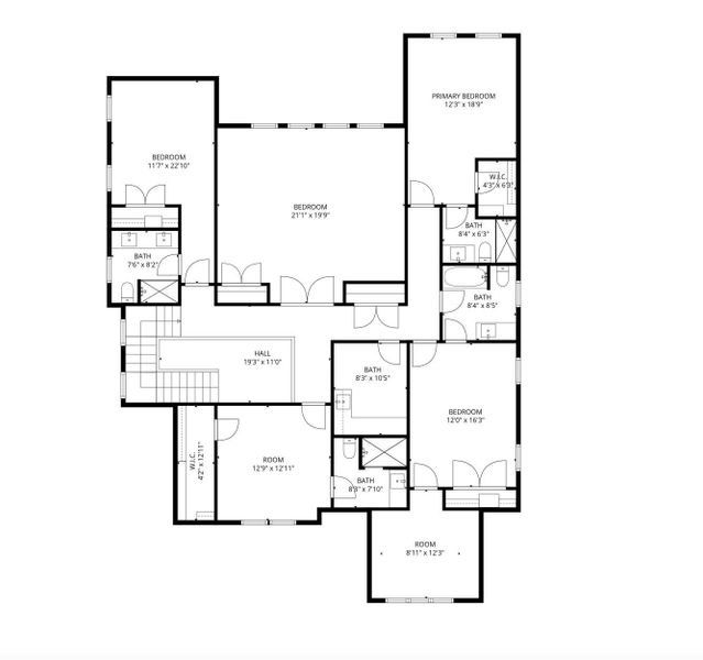 Upper Level Floor Plan