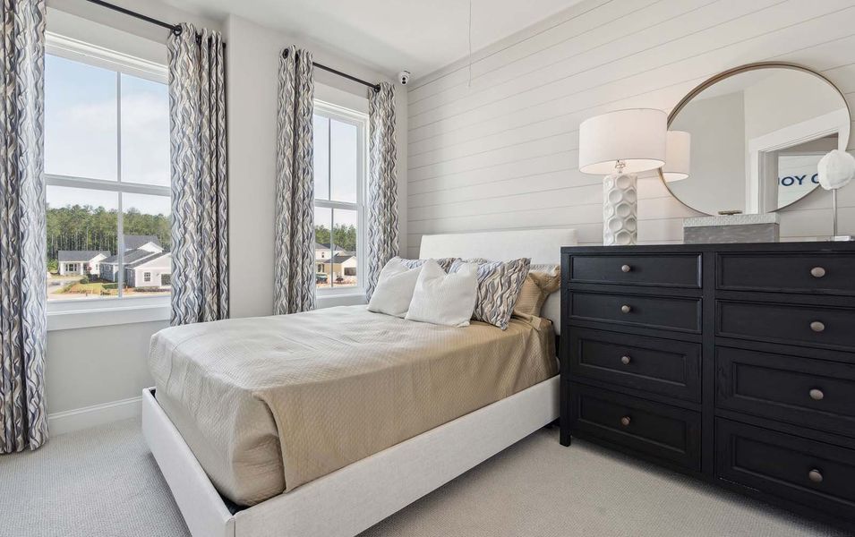 Representative furnished interior of a home built from the Aiden by Brookfield Residential in Wendell Falls, Wendell (Image 8).