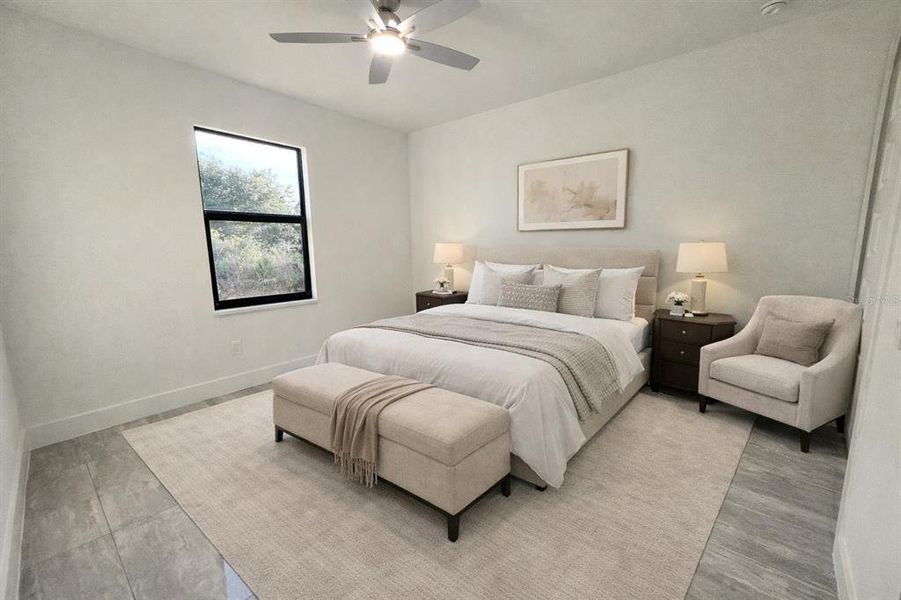 Furnished interior view inside a new home in , Lehigh Acres (Image 17).