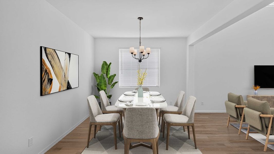 Furnished interior view inside a new home in Parkside, Avondale (Image 8).