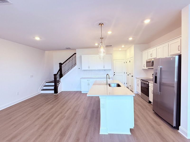 Kitchen & Stairs