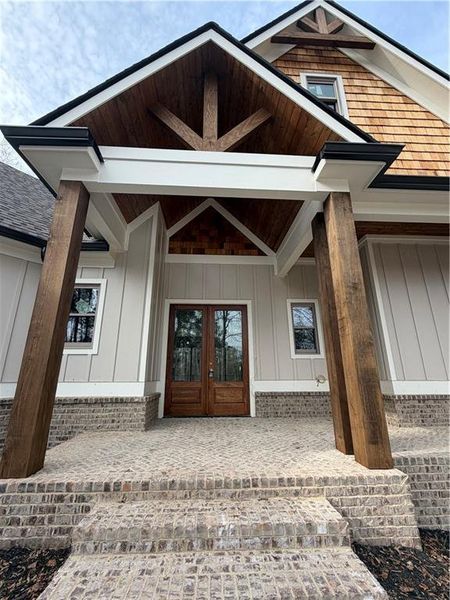 Exterior details and patio area of a home in , Greensboro (Image 3).
