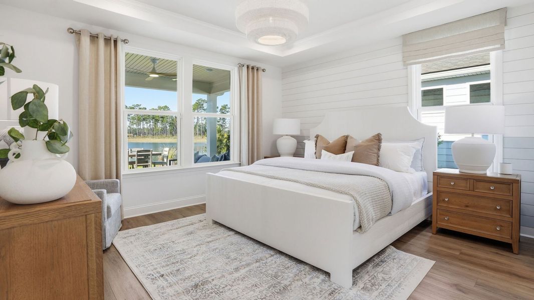 Representative furnished interior of a home built from the Compass by Del Webb in Del Webb Point Hope, Charleston (Image 11).