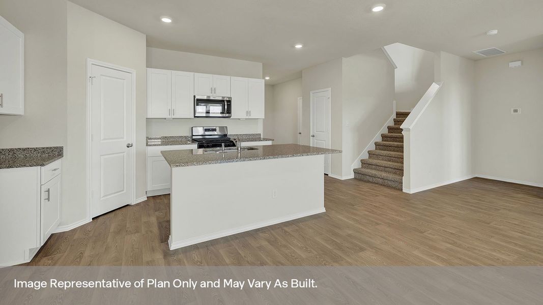 Representative furnished interior of a home built from the The Midland by D.R. Horton in Bollinger, Maxwell (Image 11).