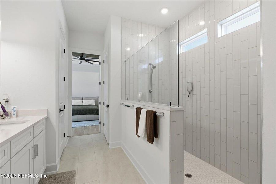 Furnished interior view inside a new home in Seven Pines 50' Rear Entry, Jacksonville (Image 17). Furnished interior view inside a new home in Seven Pines 50' Rear Entry, Jacksonville (Image 17).