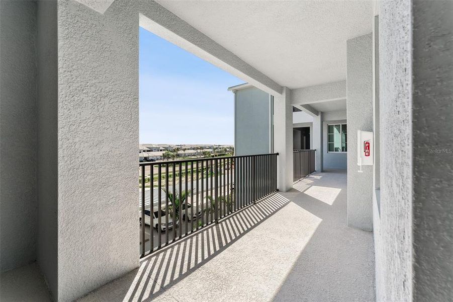 Exterior details and patio area of a home in Heritage Landing: Veranda Condominiums, Punta Gorda (Image 3).
