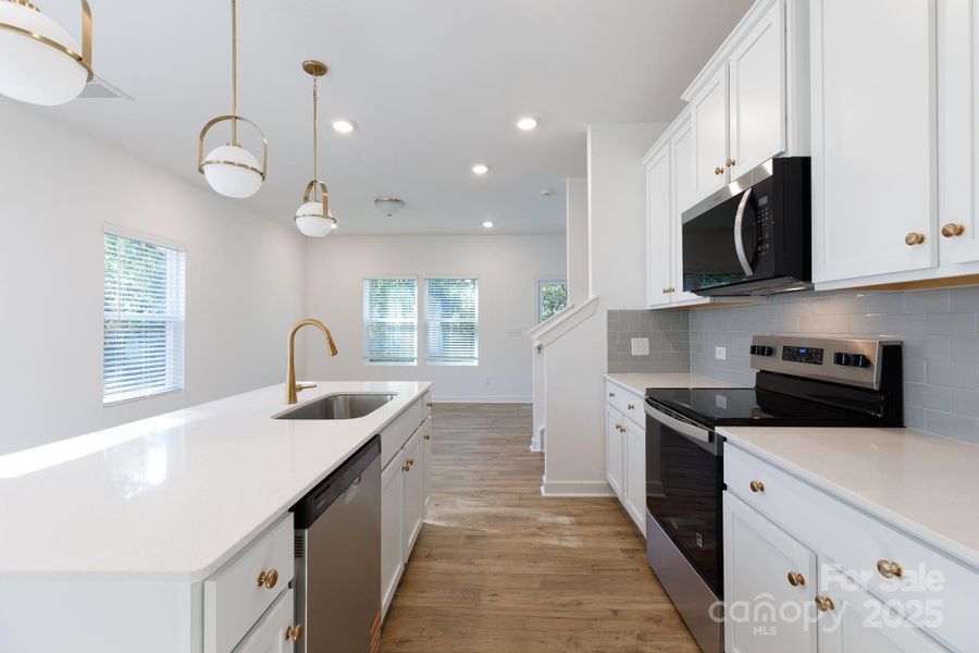 Furnished interior view inside a new home in , Charlotte (Image 8).